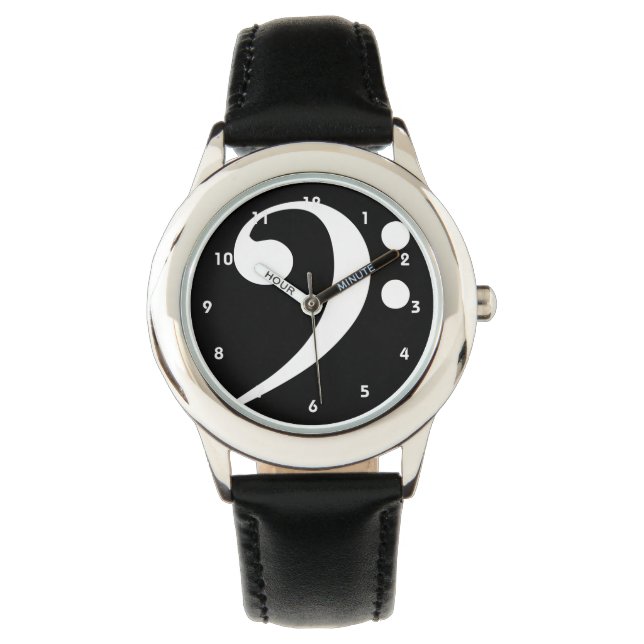 Montre Bass Clef Watch par Leslie Harlow (devant)