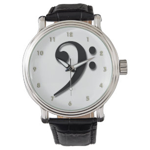 Montre Bass Clef Watch par Leslie Harlow