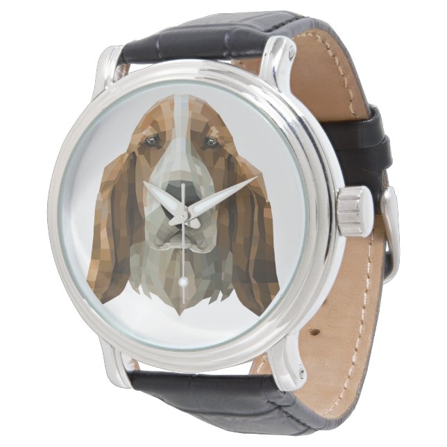 Montre Basset Hound (Incliné)