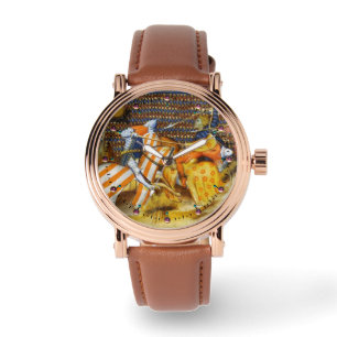 MONTRE BATAILLE MÉDIÉVALE, COMBATTANTS CHEVALIERS HORSEBA