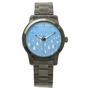 Montre Bateaux à voile en mer bleu profond - Regatta