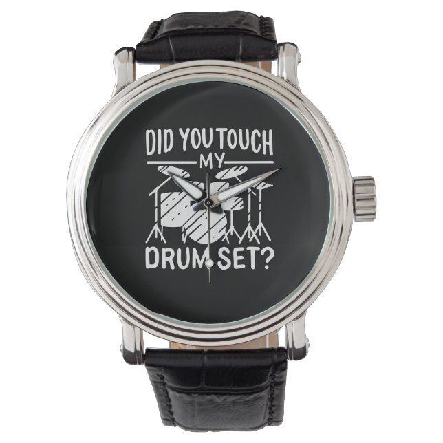 Montre Batteur - Mon ensemble de tambours (devant)