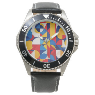 Montre Bauhaus Abstrait