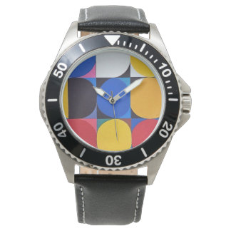 Montre Bauhaus Abstrait