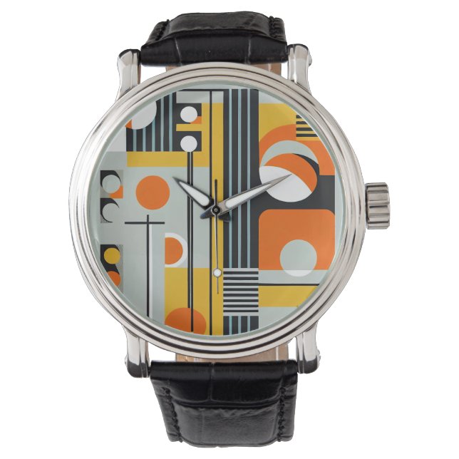 Montre Bauhaus Conception géométrique 01 Parfait Pour (devant)