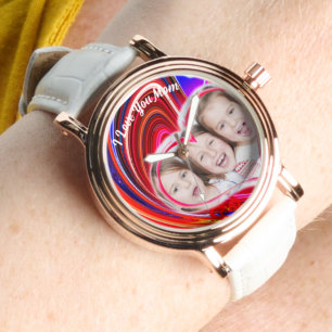 Montre Beau Abstrait Elegant Rose Or