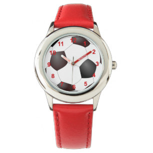 Montre Beau Coeur Soccer - Balle de Football