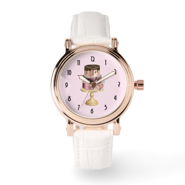 Montre Beau gâteau de fête de Glam brillant (Recto)