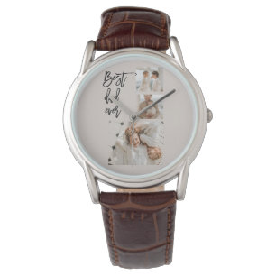 Montre Beauté Collage photo Meilleur papa Jamais Cadeau