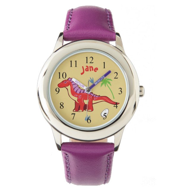 Montre Bébé Dinosaur Amargasaurus (devant)