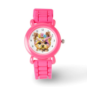 Montre Bébé mignon et adorable Yorkie
