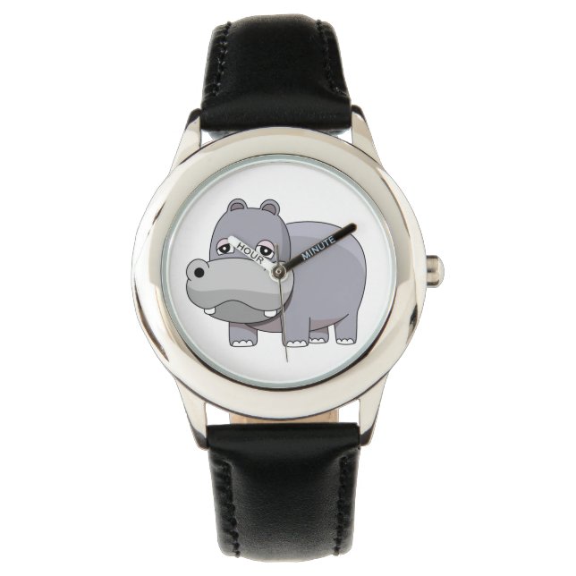 Montre Bébé mignon Hippo (devant)