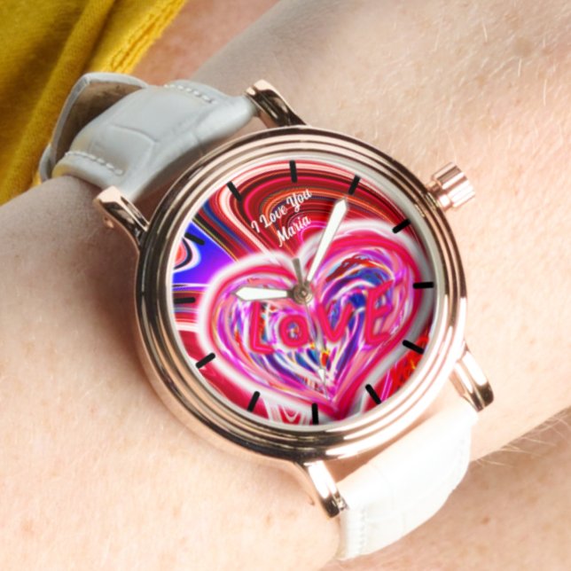 Montre Belle Abstraite Elegant Rose Gold Watch (Créateur téléchargé)