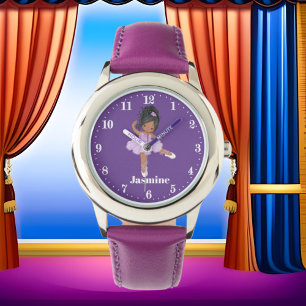 Montre Belle ballerine afro-américaine