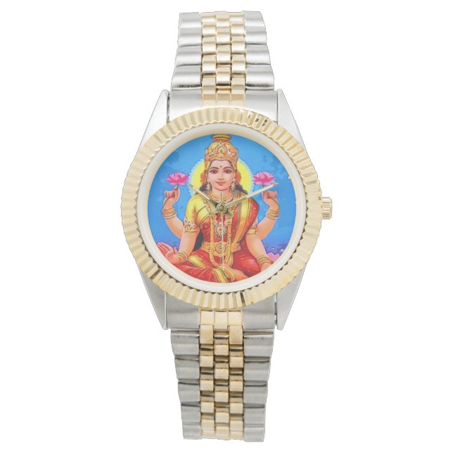 Montre Belle déesse Golden Lakshmi Diwali (devant)