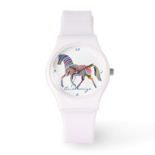 Montre Belle Rainbow Color Horse Thunder_Cove