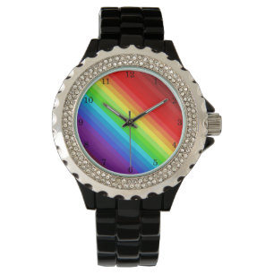 Montre Belles couleurs arc-en-ciel