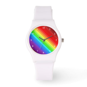 Montre Belles couleurs d'arc-en-ciel -