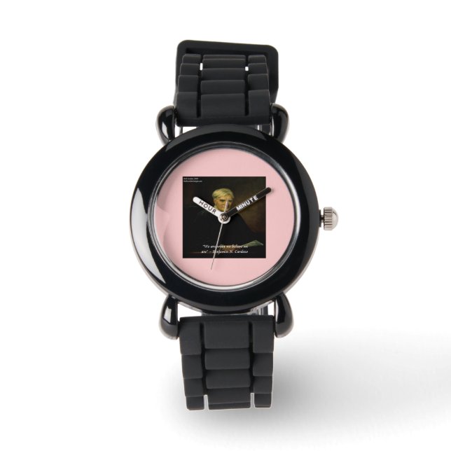 Montre Benjamin Cardozo "Qui nous sommes" Regarder la cit (Recto)