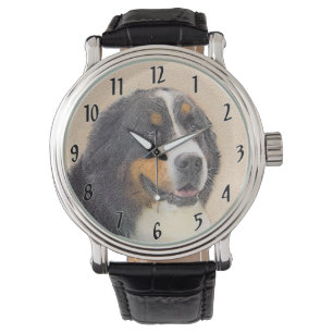 Montre Bernese Mountain Dog 2 Peinture - Art original Chi
