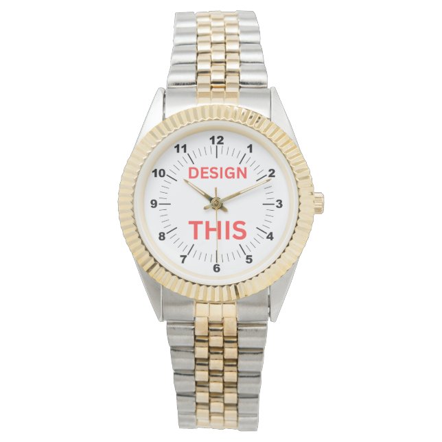Montre BESTSELLER ! Veille féminine - ⌚ deux tons (devant)