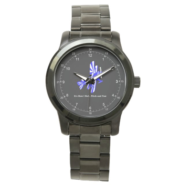 Montre Bi-Plan de l'aviation de surveillance électronique (devant)