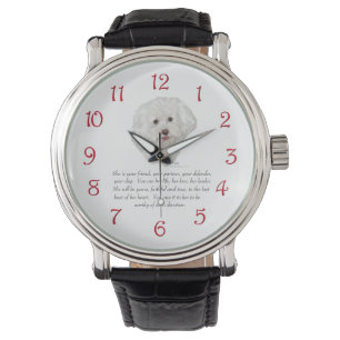 Montre Bichon frisé femelle souvenir
