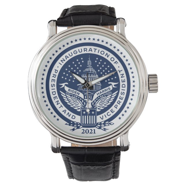 Montre Biden Harris President Investiural Logo Investitur (devant)