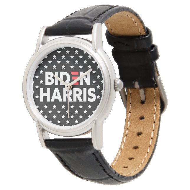 Montre Biden / Harris Stars Motif Black (Incliné)