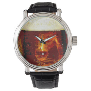 Montre Bière et mousse