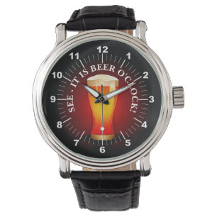 Montre Bière O'Horloge Temps Boire Bière Boire Boisson
