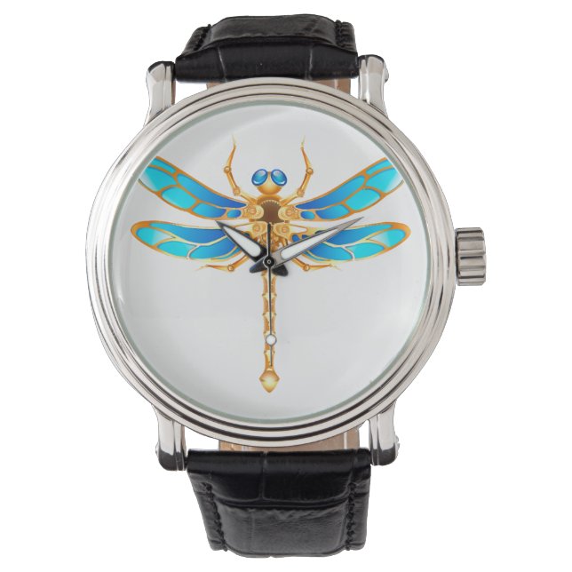 Montre Bijoux en or libellule insecte vip amusant vectori (devant)
