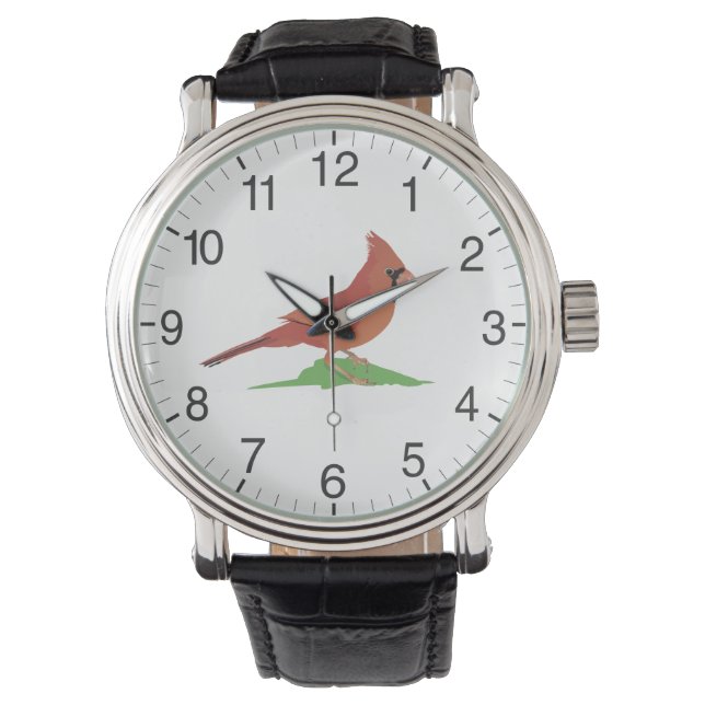 Montre Bird Cardinal du Nord (devant)