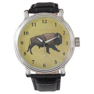 Montre Bison galopant