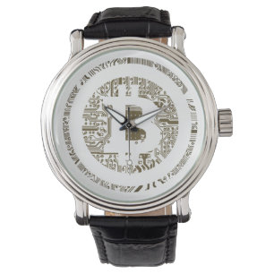 Montre Bitcoin Circuitry Fog Watch