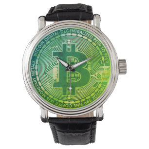 Montre Bitcoin Coin Greenleaf Watch