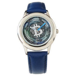 Montre BITCOIN Crypto Coin Logo BTC CryptoCurrency Trader