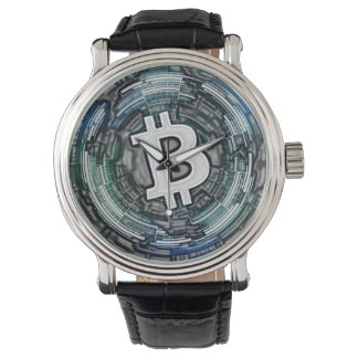 Montre BITCOIN Crypto Coin Logo BTC CryptoCurrency Trader