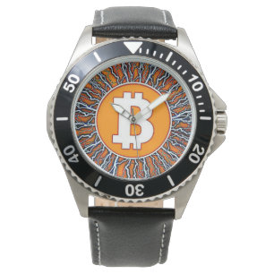 Montre Bitcoin éclairs,