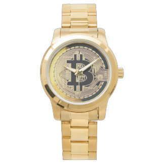 Montre bitcoin or