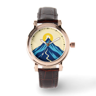 Montre Bitcoin Rising (Style: Bright)