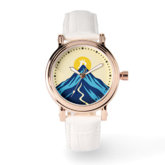 Montre Bitcoin Rising (Style: Bright)