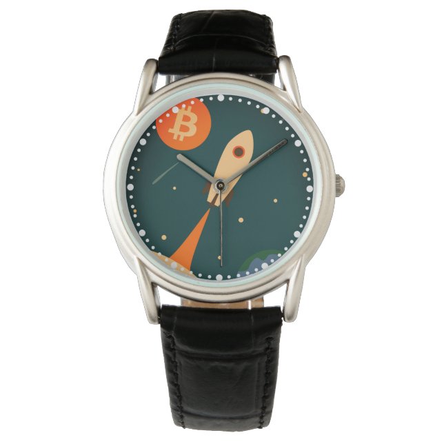 Montre Bitcoin Rocket (devant)