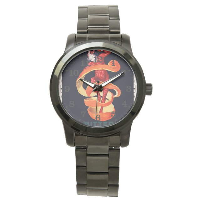 Montre Bitter Campari par Cappiello (devant)