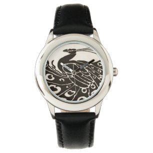 MONTRE BLACK AND WHITE PEACOCK