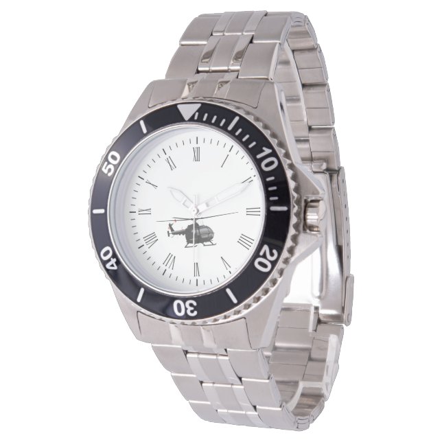 Montre Black Helicopter Watch (Incliné)