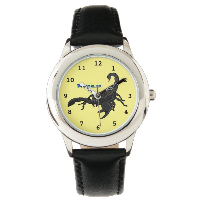 Montre Black hungry scorpion (devant)