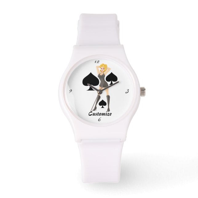 Montre Black Spades Blonde Queen Thunder_Cove (Recto)
