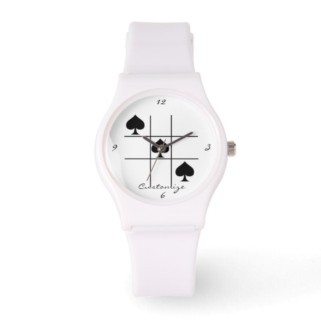 Montre Black Spades Tic Tac Toe Thunder_Cove (Recto)