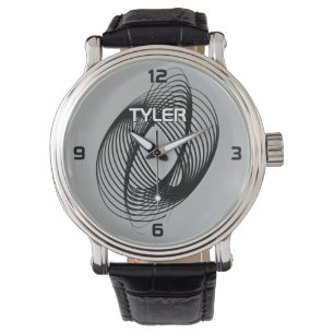 Montre Black Spiral, do-it-yourself Nom Blanc & Blanc Out